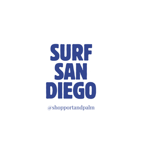 Surf San Diego Sticker